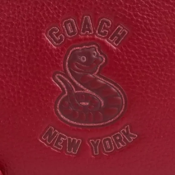 Coach NEW lunar new year collectible Wristlet With Graphicyear of the snake…
